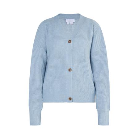 Usha usha WHITE LABEL Gebreid vest Pryam lichtblauw