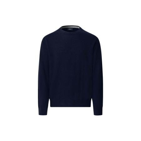 Hackett London Trui donkerblauw / karamel