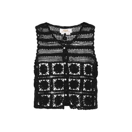 Usha usha FESTIVAL Gebreide bodywarmer Fashion Look zwart