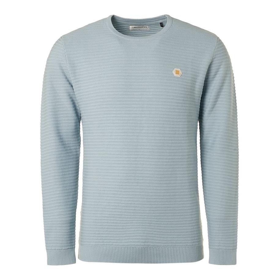 No Excess Blauw Pullover Blauw