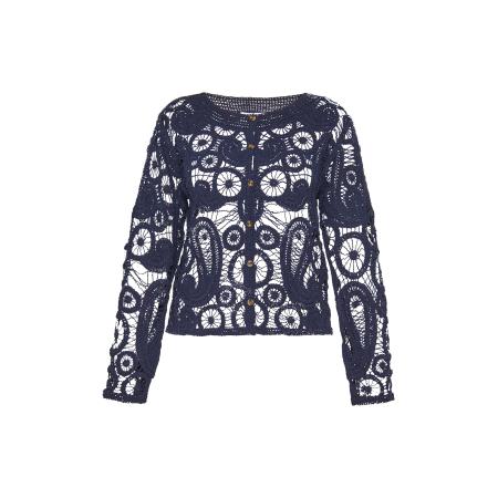 Usha usha FESTIVAL Gebreid vest Fashion Look navy