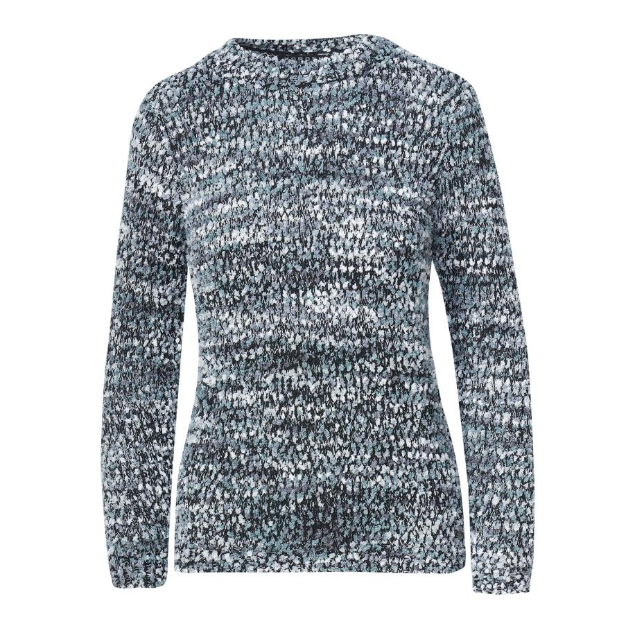 KOROSHI KOROSHI Trui grijs / groen / wit -