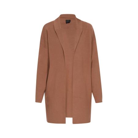 DreiMaster DreiMaster Klassik Gebreid vest Classic Look ombergrijs