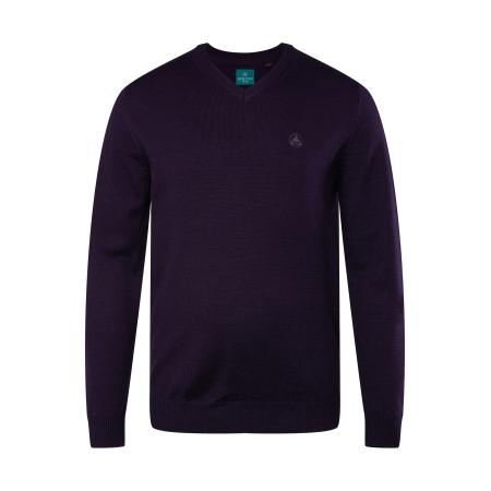 Boston Park Boston Park Trui violetblauw / donkerlila