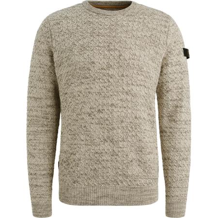 PME Legend Mouliné Structure Trui Greige