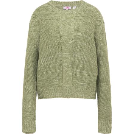 MYMO MYMO Trui beige / olijfgroen