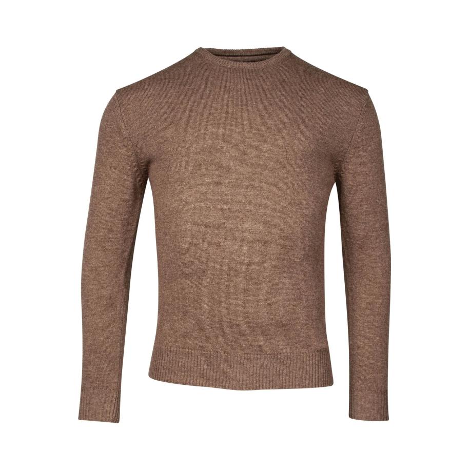 Baileys Trui ronde halsbruin, Effen Bruin