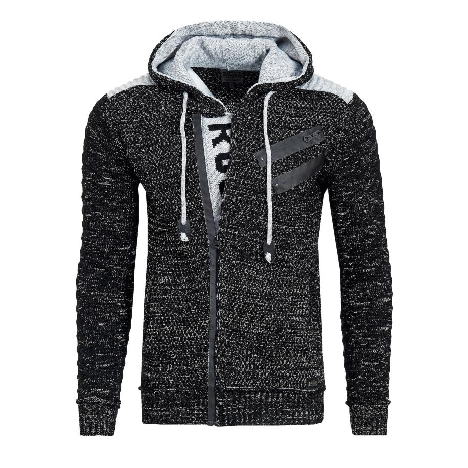 Rusty Neal Rusty Neal Gebreid vest zwart -