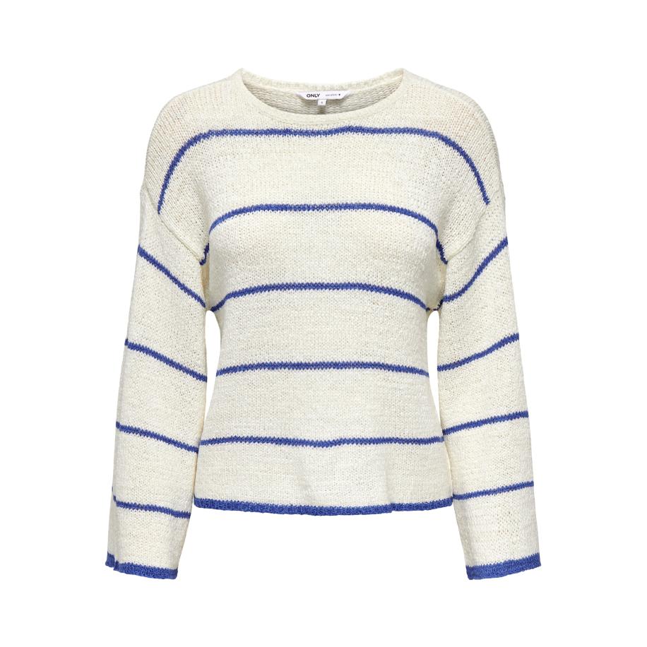 Only ONLY Trui ONLGeena blauw / wolwit -