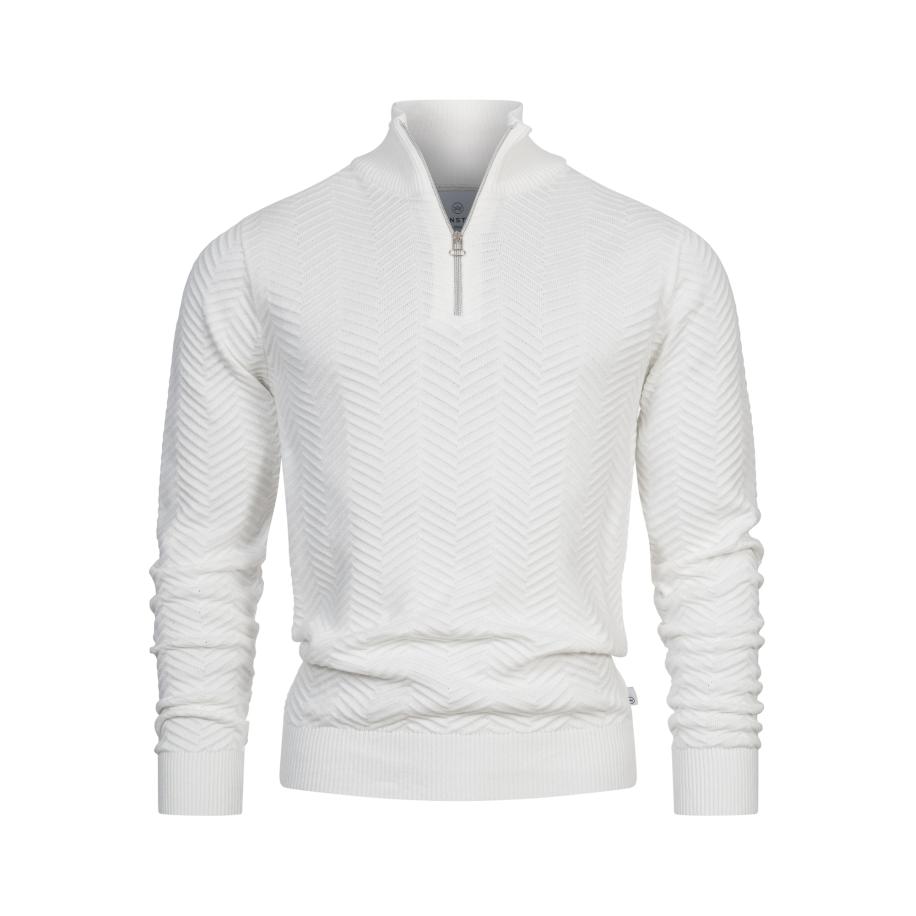 Kronstadt Kronstadt Trui Carlo wit -