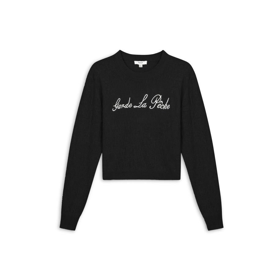 Twist Twist Trui zwart / wit -