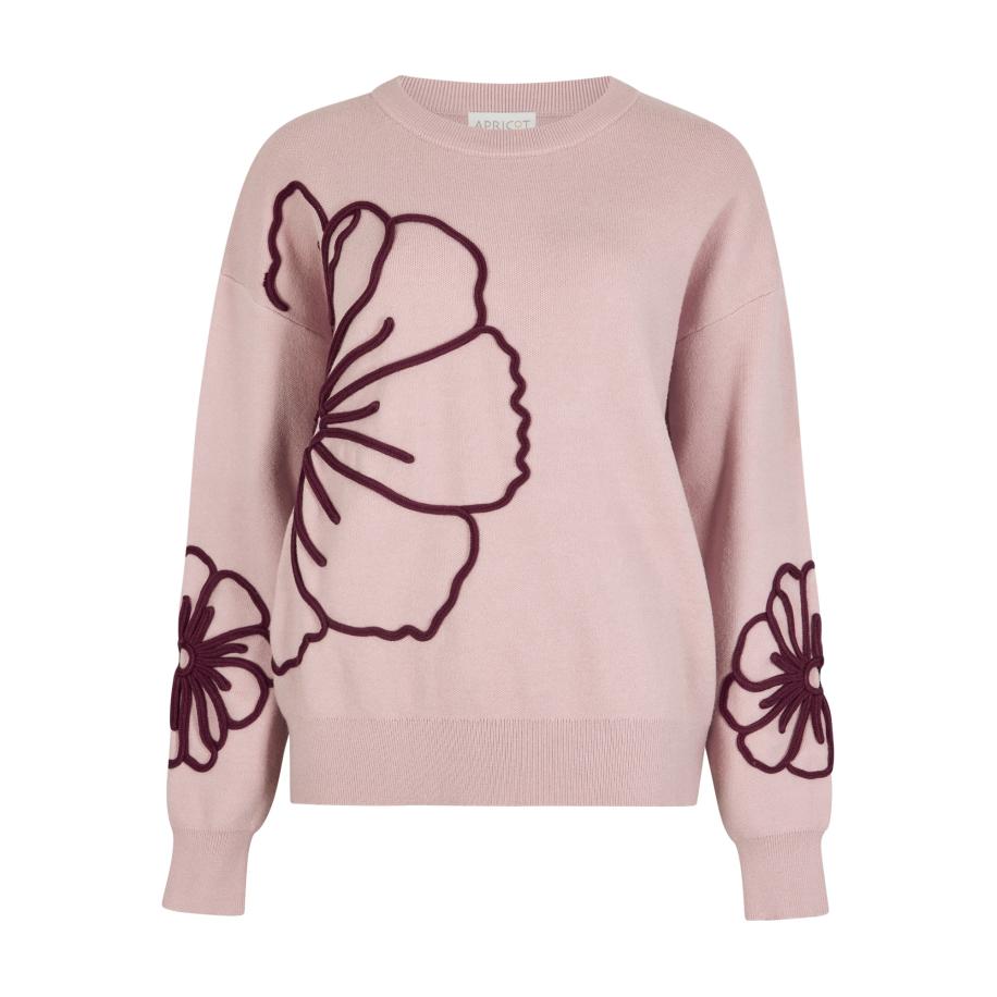 Apricot Apricot Trui pink / bordeaux -