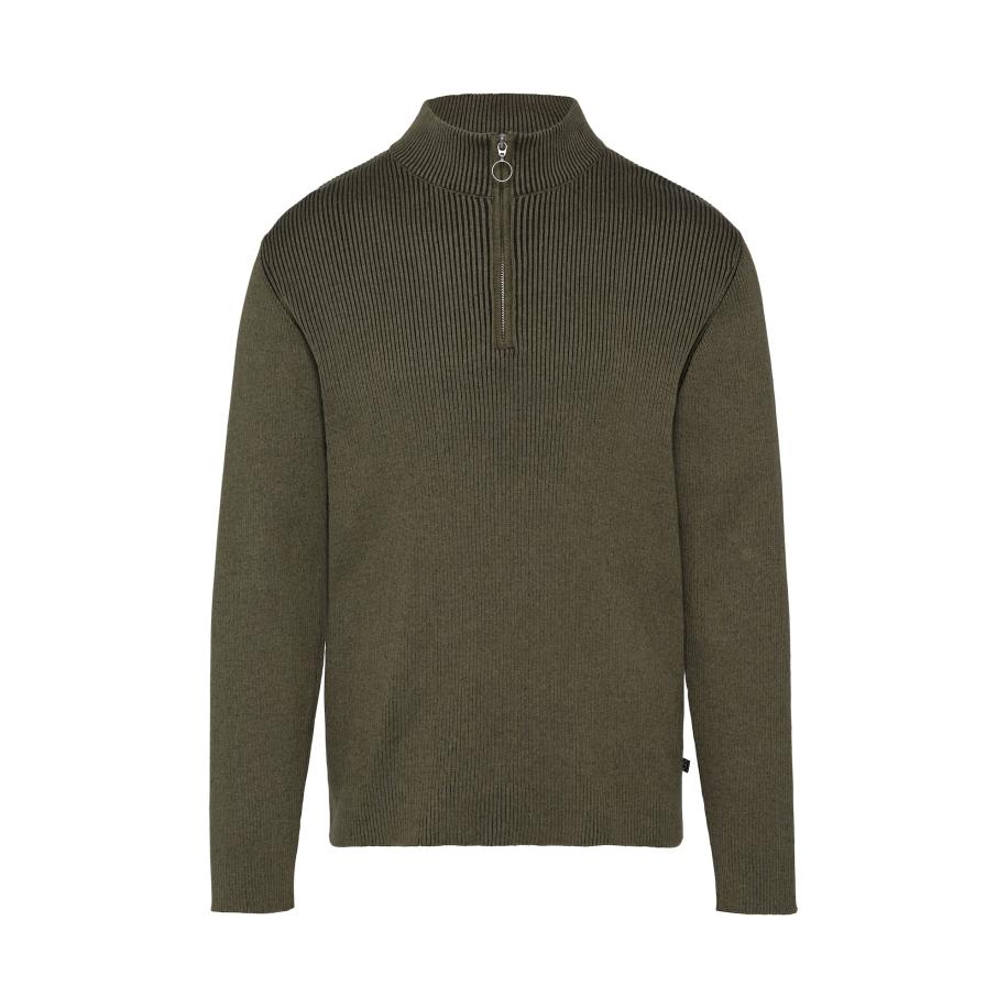 QS Trui olijfgroen Groen