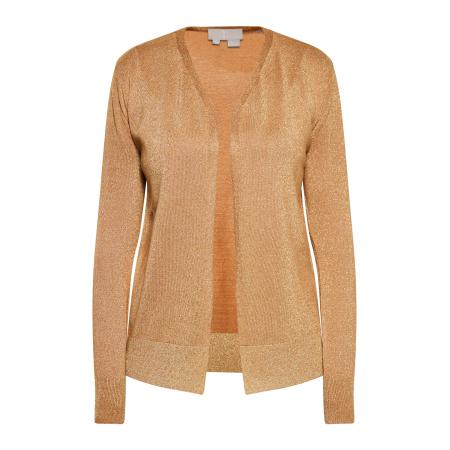 RISA RISA Gebreid vest camel