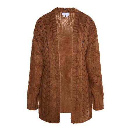 Usha usha WHITE LABEL Gebreid vest bruin