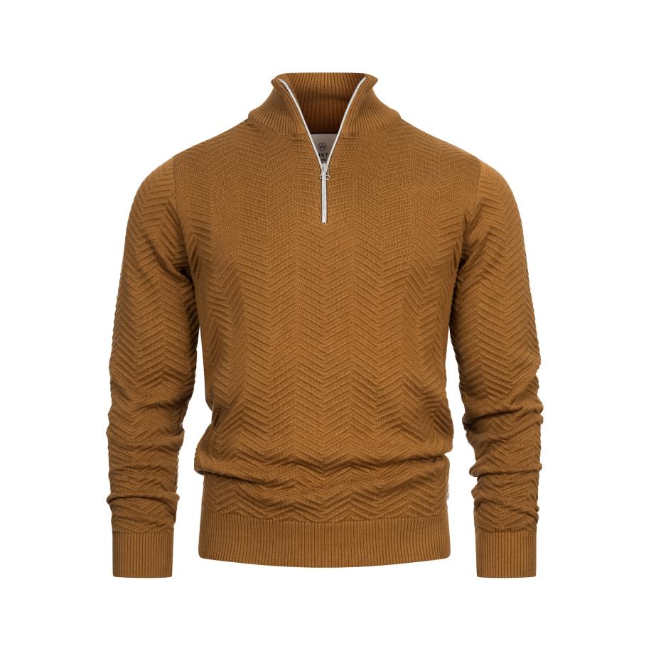 Kronstadt Kronstadt Trui Carlo donkeroranje -