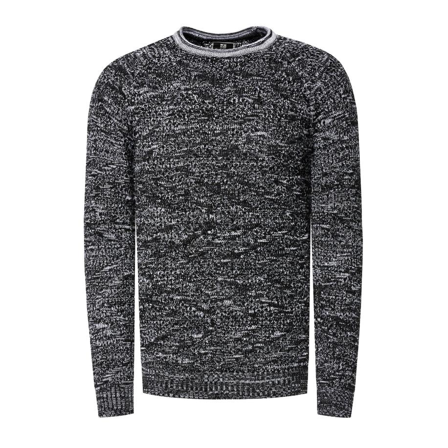 Rusty Neal Rusty Neal Trui zwart gemêleerd -
