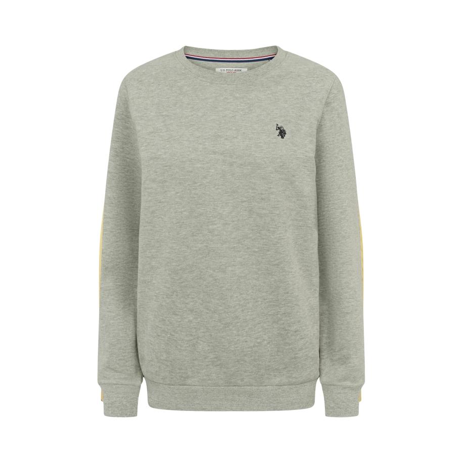 U.S. Polo Assn. U.S. POLO ASSN. Sweatshirt Helen grijs gemêleerd / zwart -