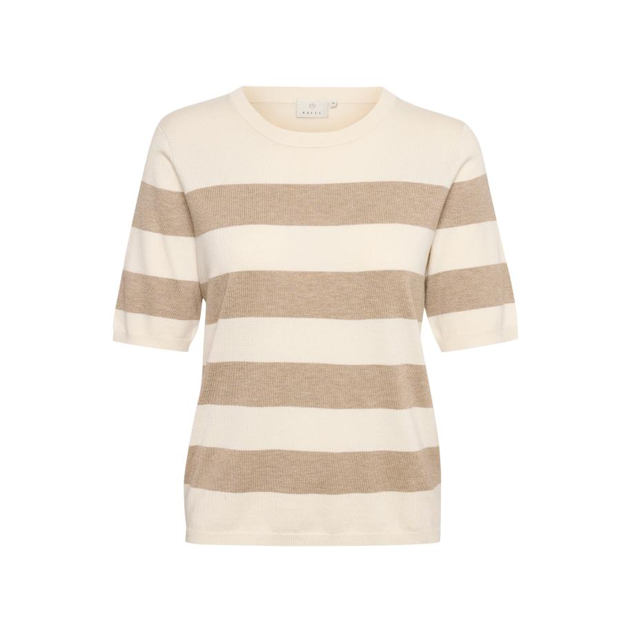 Kaffe Trui KAMala beige / donkerbeige Bruin