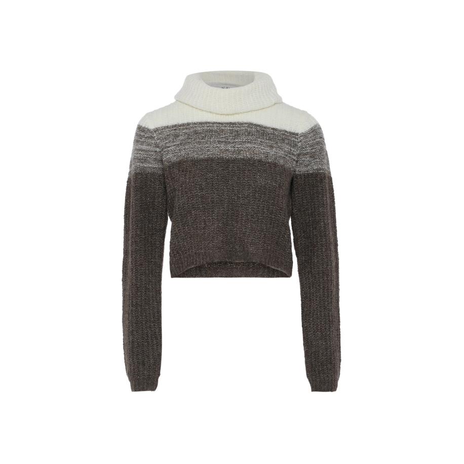 Tanuna Tanuna Trui grijs / donkergrijs / wit -