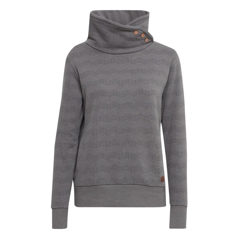 Oxmo Oxmo Sweatshirt VERNITA grijs gemêleerd -