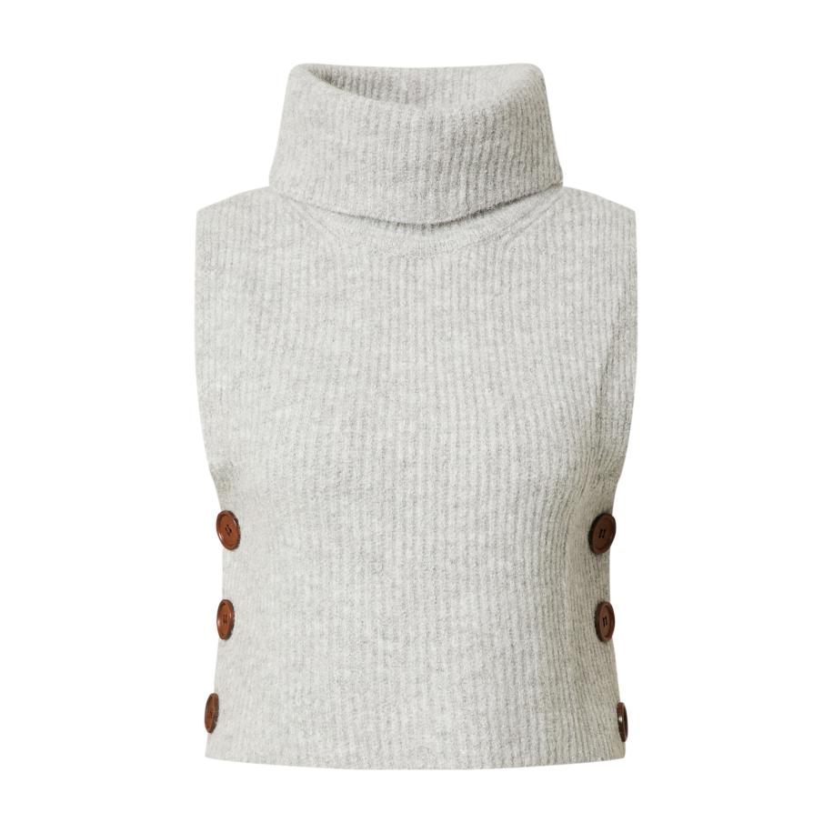 Cream Cream Trui CRStar grijs gemêleerd -