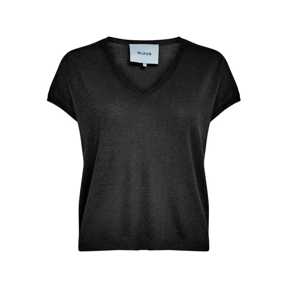 Minus minus Top Carlina zwart -