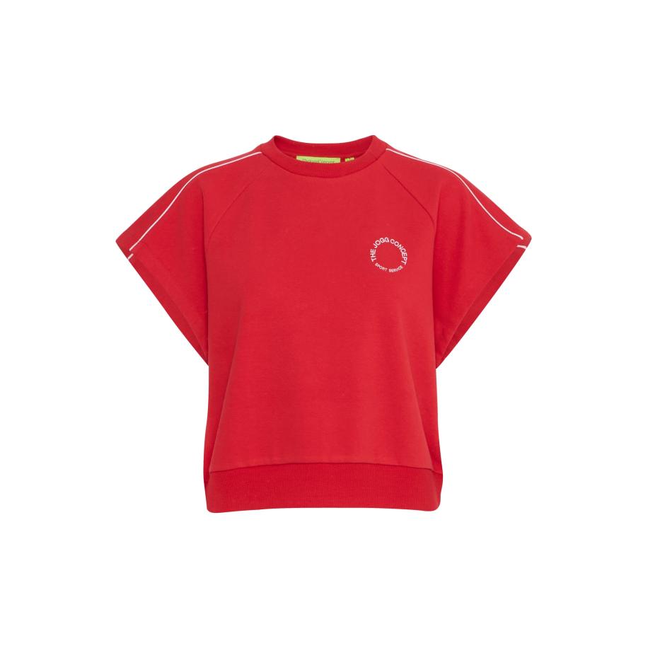 The Jogg Concept Sweatshirt JCSAJA rood / wit Rood