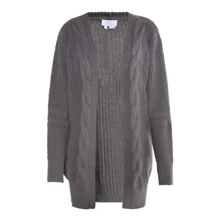 Usha usha WHITE LABEL Gebreid vest Teylon donkergrijs