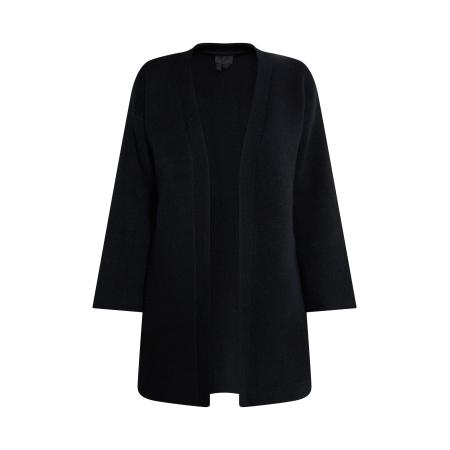 DreiMaster DreiMaster Klassik Gebreid vest Ledkin zwart