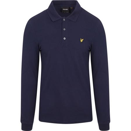 Lyle and Scott Longsleeve Polo Navy
