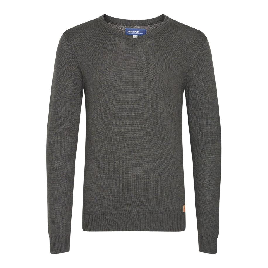 BLEND Trui Dansel grijs Grijs