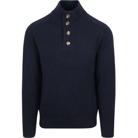 Steppin' Out Mocker Trui Lamswol Navy