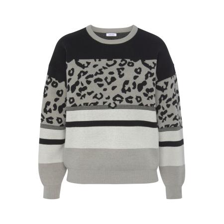 Lascana LASCANA Trui grijs / zwart