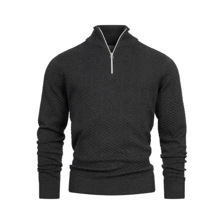 Kronstadt Kronstadt Trui Carlo donkergrijs