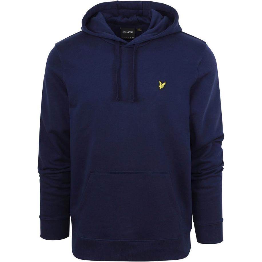 Lyle and Scott Hoodie Navy Blauw