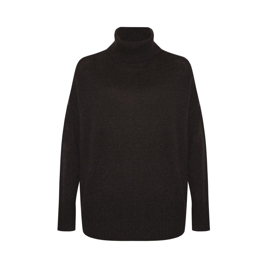 Style Republic Style Republic Oversized trui donkerbruin -