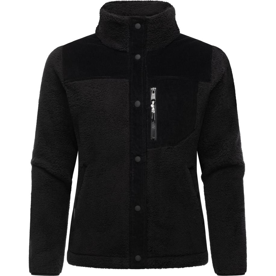 Ragwear Ragwear Fleece jas Appopis Block zwart -