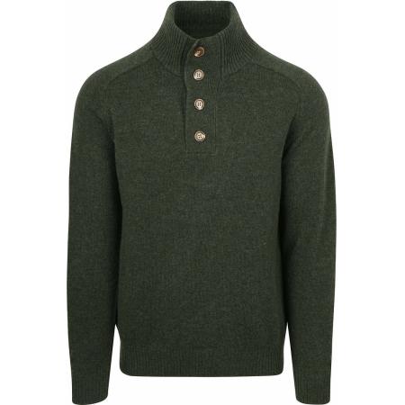 Steppin' Out Mocker Trui Lamswol Groen