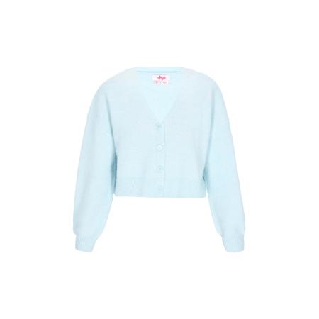 MYMO MYMO Gebreid vest Young Fashion lichtblauw