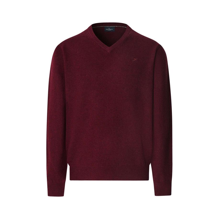 Hackett London Trui bourgogne Rood