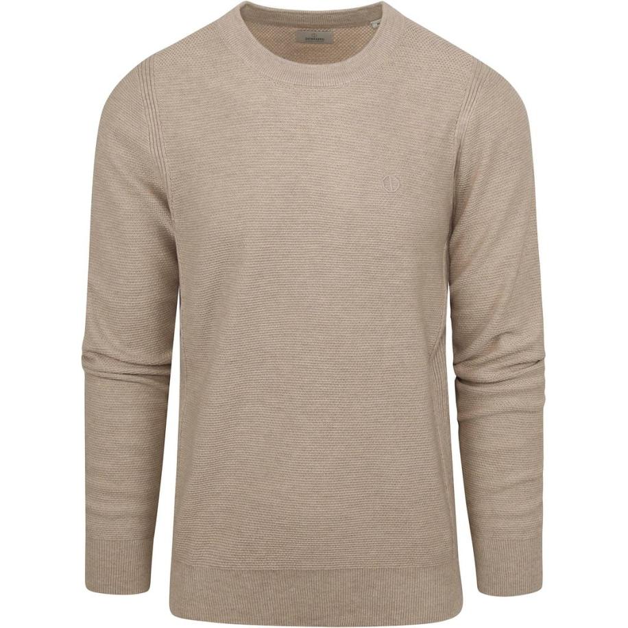 Dstrezzed Pullover Beige Melange Bruin