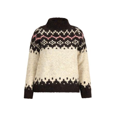 Jalene Jalene Trui beige / pink / zwart