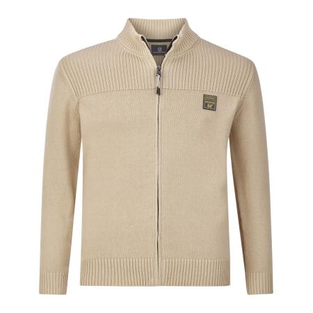 jan vanderstorm Jan Vanderstorm Gebreid vest Bjornstad beige