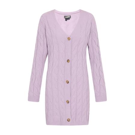 DreiMaster DreiMaster Vintage Gebreid vest lichtlila