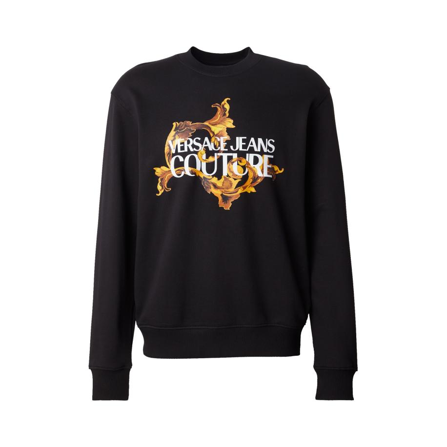 Versace Versace Jeans Couture Sweatshirt geel / honing / zwart / wit -