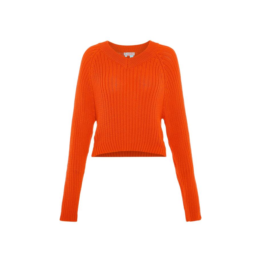 Libbi Libbi Trui donkeroranje -