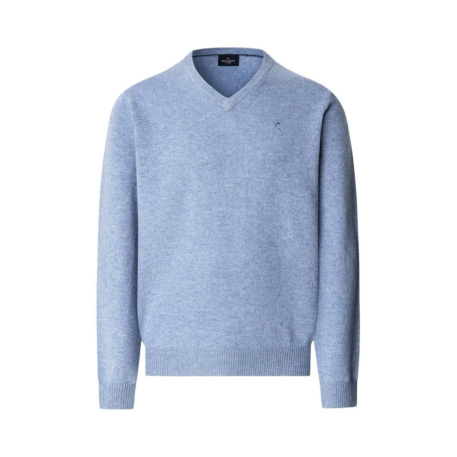 Hackett London Trui lichtblauw Blauw