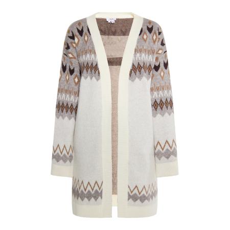 Usha usha FESTIVAL Gebreid vest Rakata beige / cappuccino / offwhite