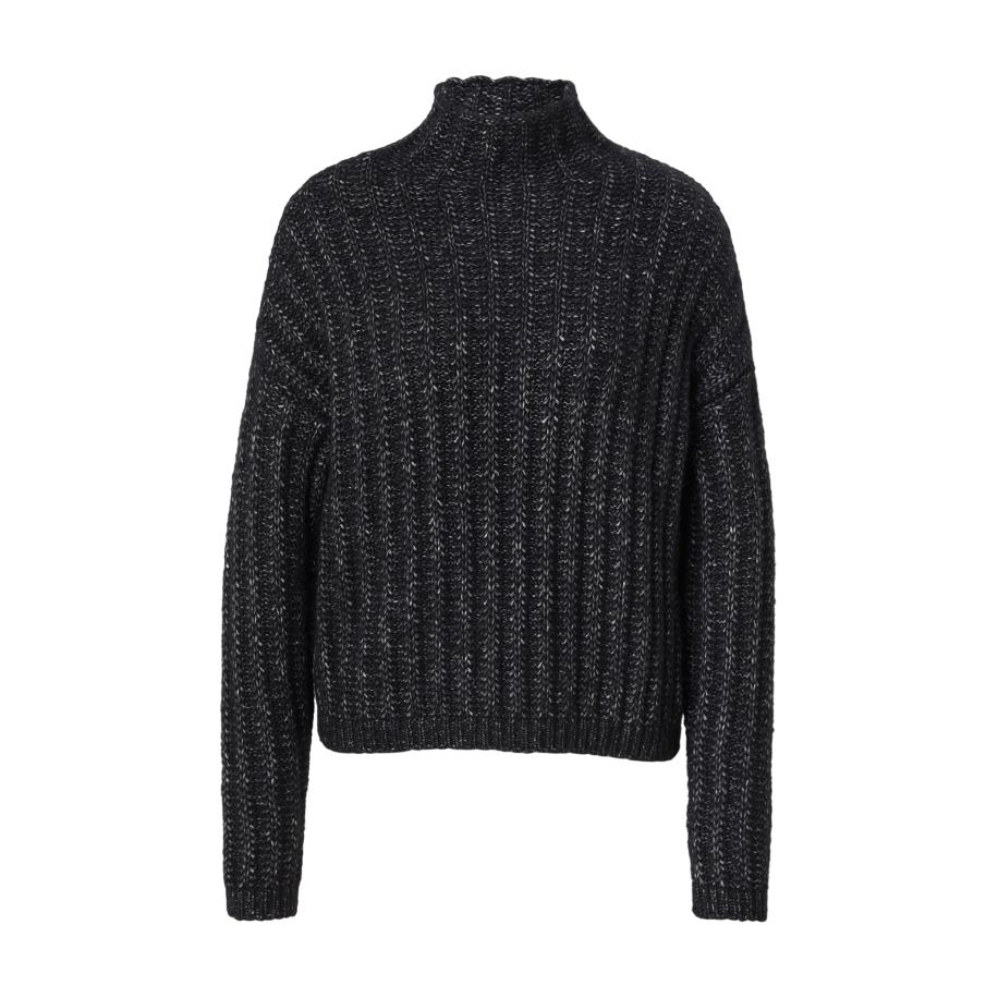 Hugo Boss HUGO Trui Safineyny zwart gemêleerd -